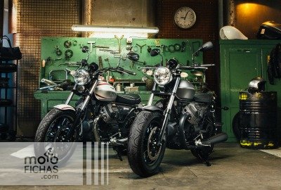 Fotos Prueba las Moto Guzzi V9 en los "Eagle Days"