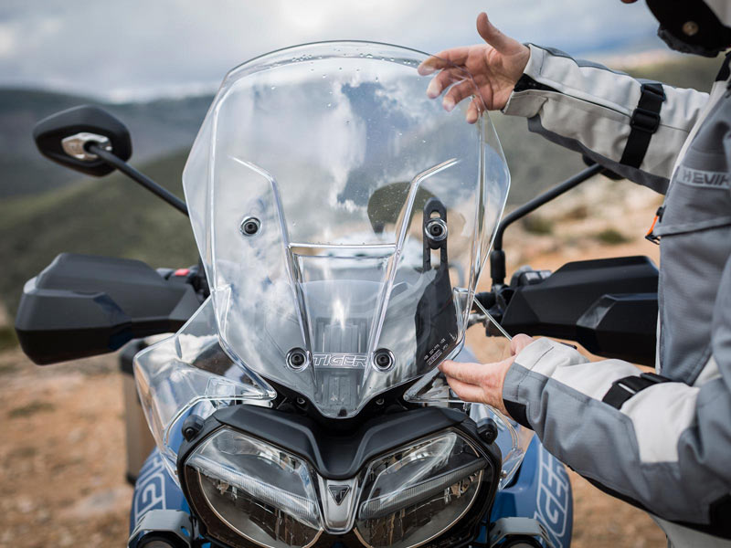 triumph tiger 800 xrt 2018 pantalla regulable