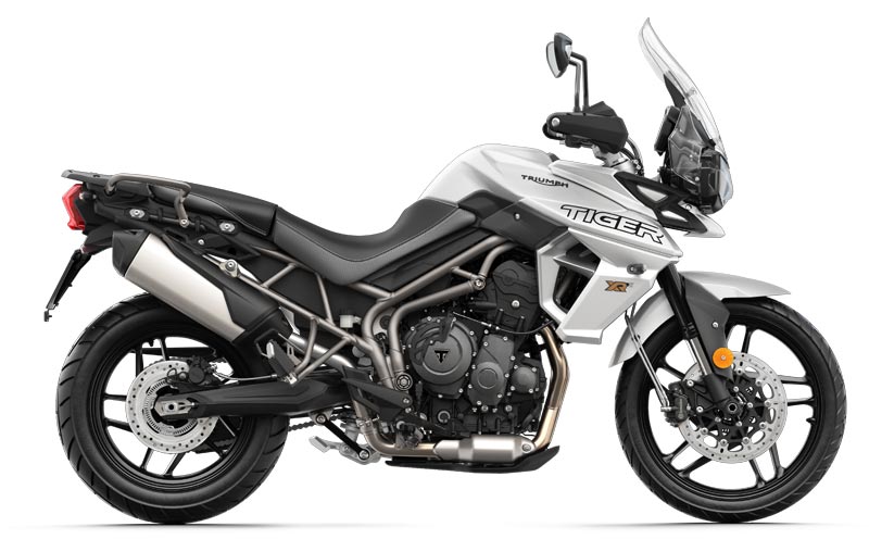 triumph tiger 800 xrx 2018 blanco perfil