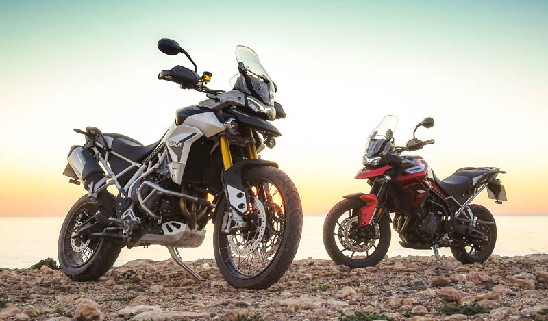 triumph tiger 900 gt rally estaticas prueba