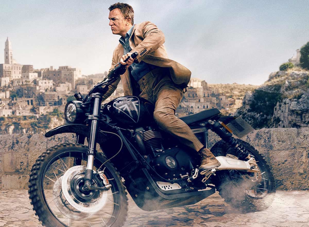Fotos La Triumph Scrambler 1200 de James Bond, a subasta (Vídeo)