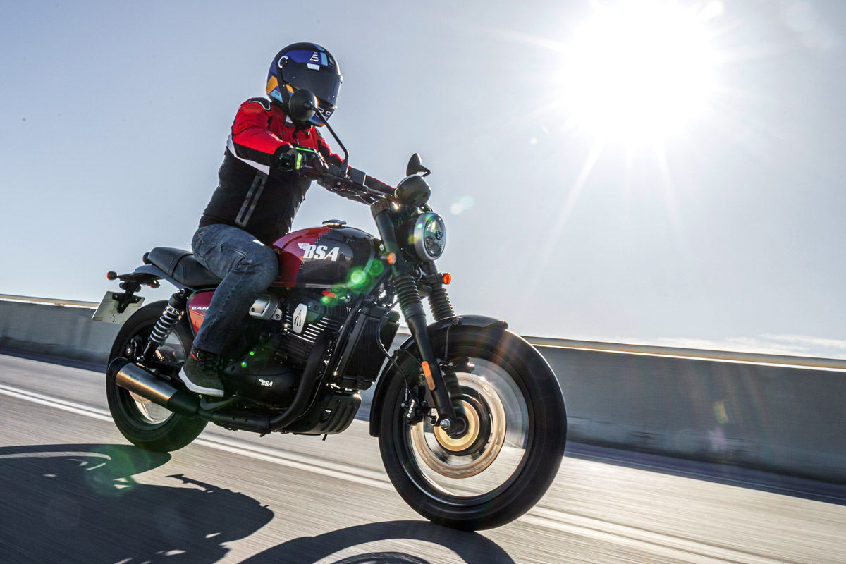 Fotos Prueba BSA Bantam 350 (Vídeo)