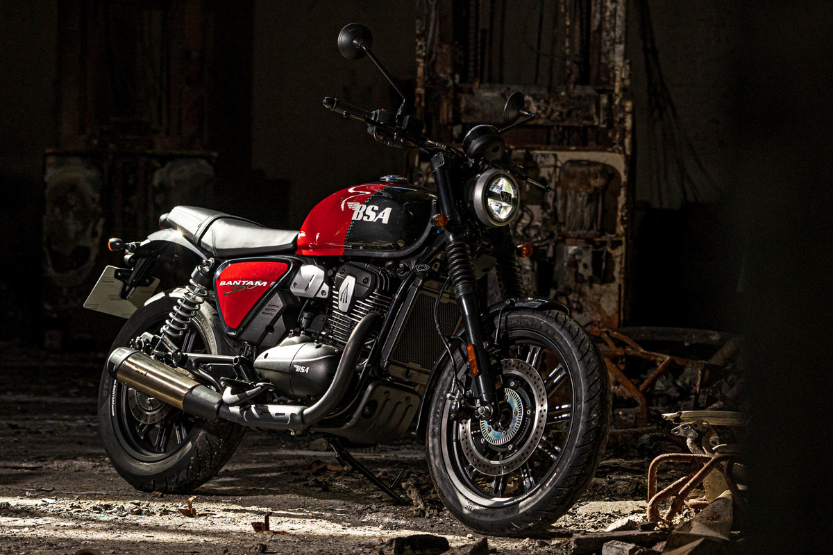 bsa bantam 350 2025 prueba estatica