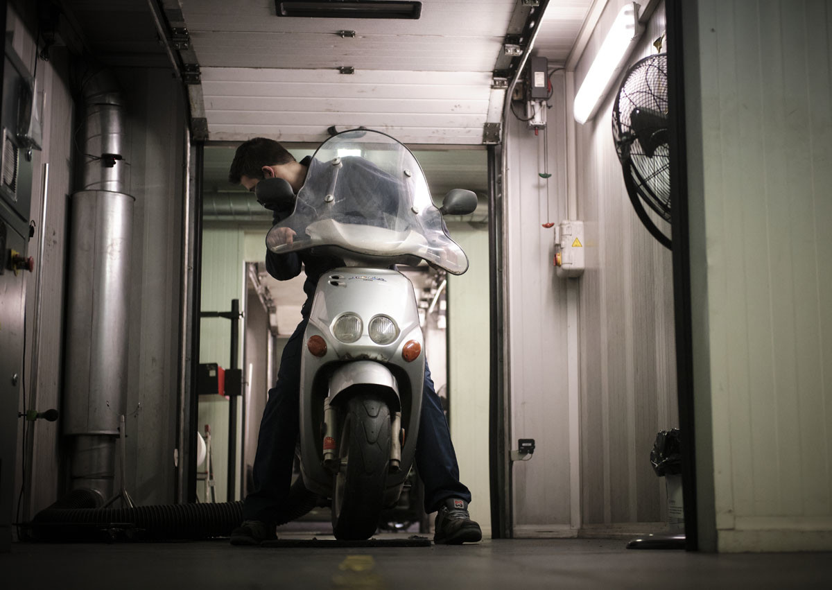 Fotos ITV motos: defectos más graves y comunes