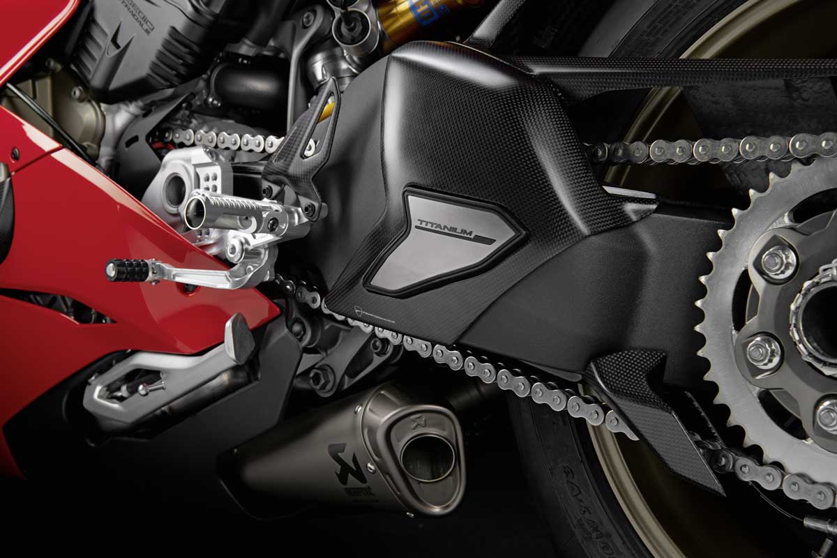 Fotos La Ducati Panigale V4 más exclusiva y deportiva con el paquete de accesorios Racing