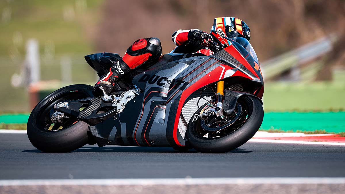 Primer video de la Ducati MotoE rodando en Vallelunga (image)