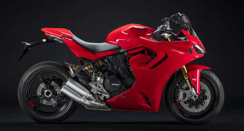 ducati supersport 950 s 2021 estudio rojo