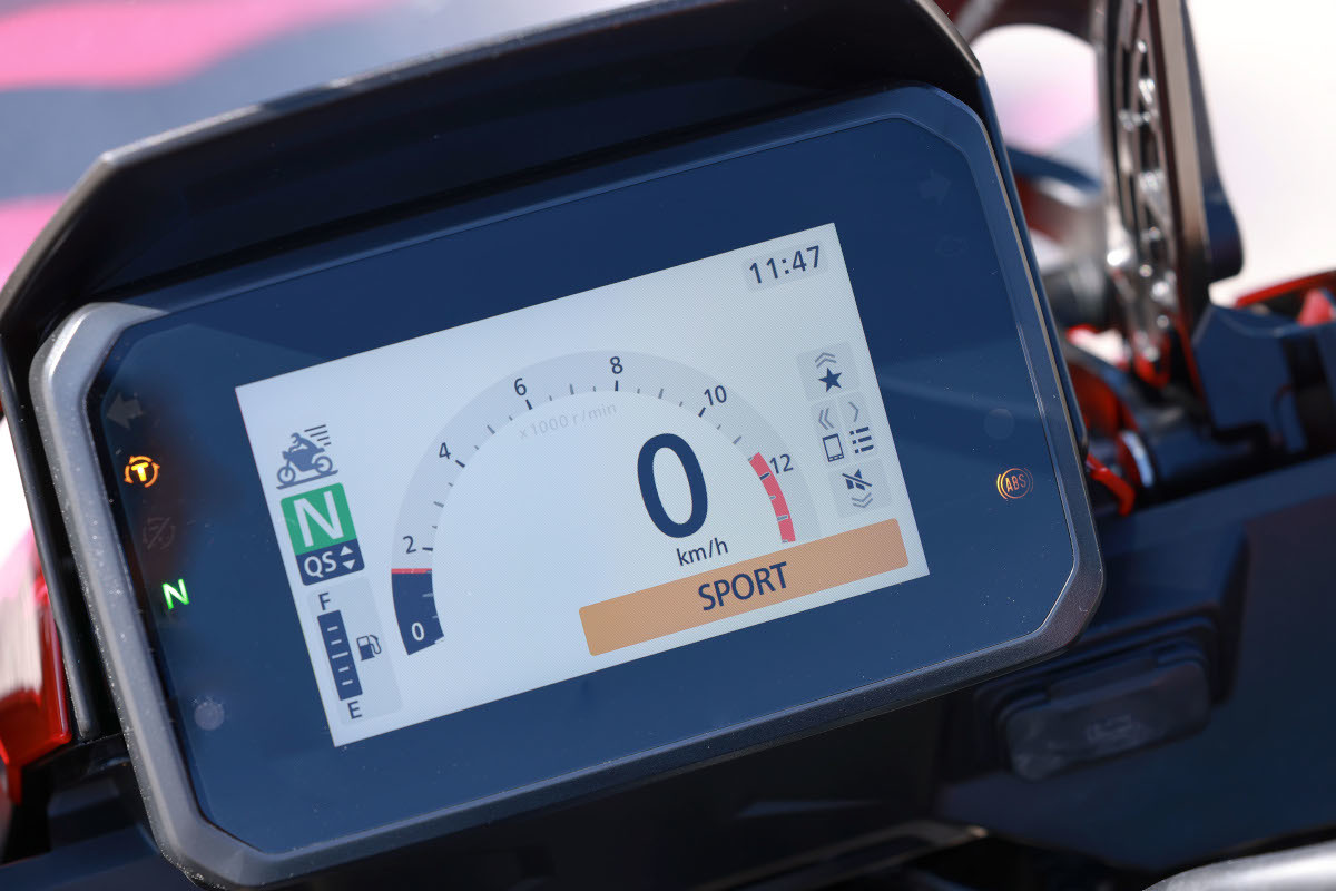 Instrumentación TFT Honda CB1000GT