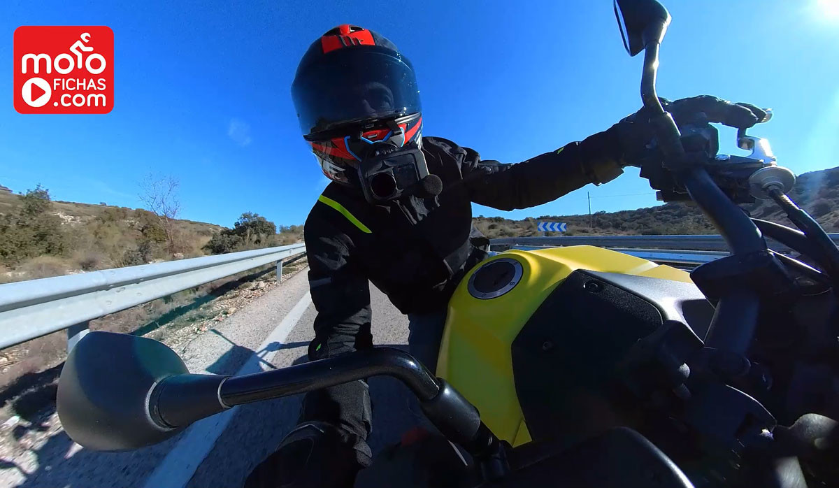 prueba video honda cb750 hornet 2023 2