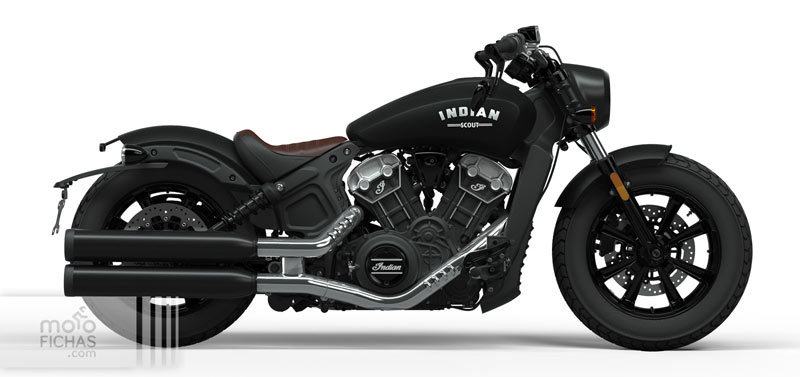 indian scout bobber 2022 estudio negro