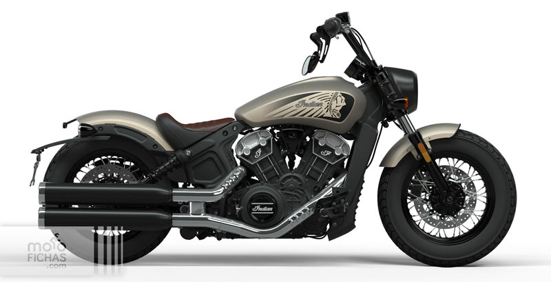 indian scout bobber twenty 2022 estudio plata