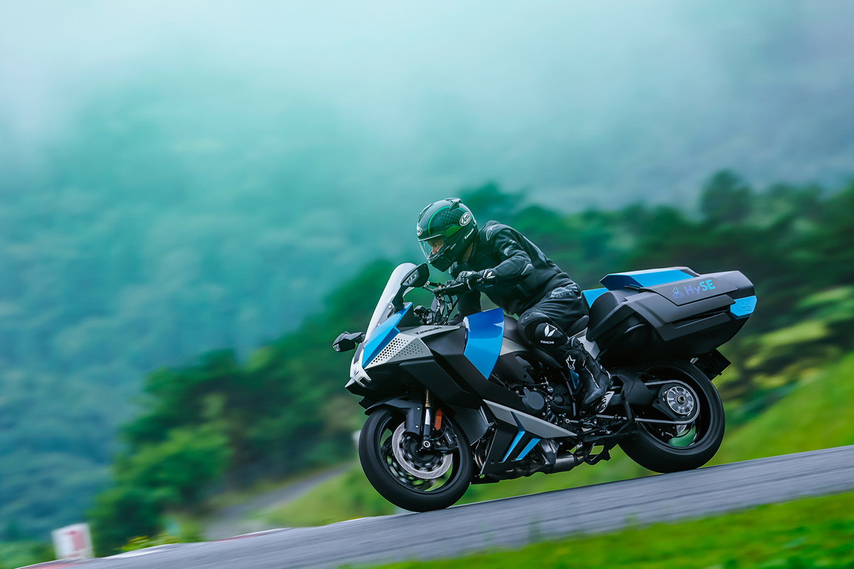 Fotos ¿Te imaginas una Kawasaki Ninja con motor de hidrógeno? Pues existe y hay vídeos