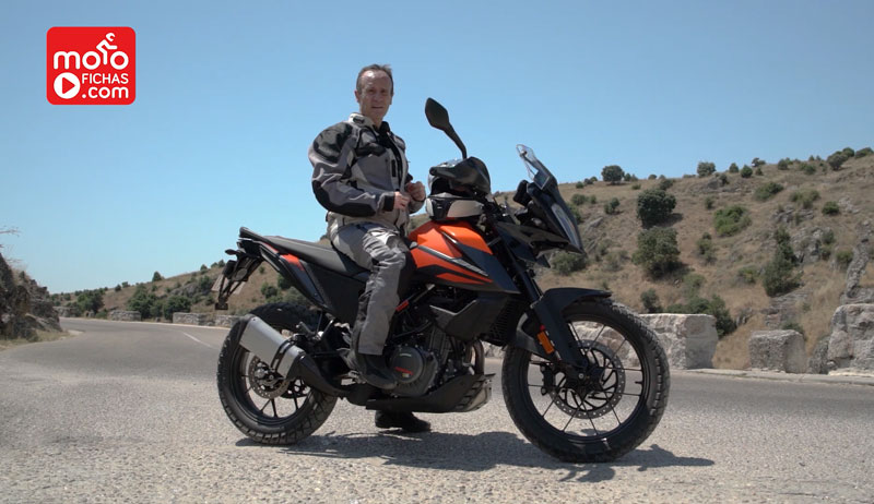 prueba ktm 390 adventure video opinion