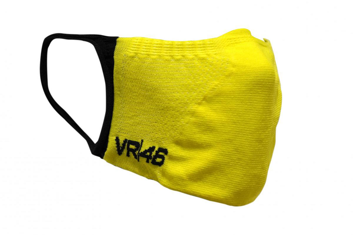 Fotos VR46, la mascarilla reutilizable de Valentino Rossi que te protege del Covid-19