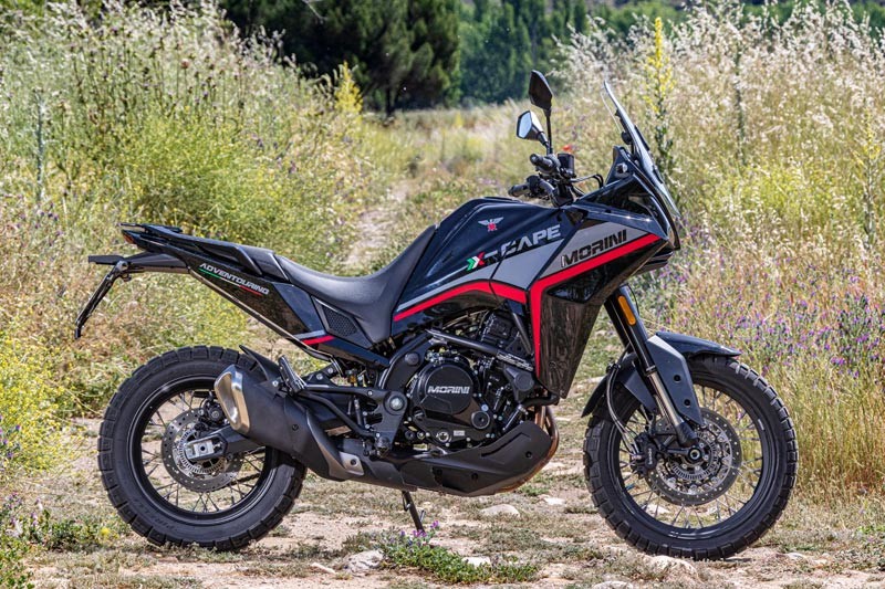 moto morini x cape 650 2023 prueba 1