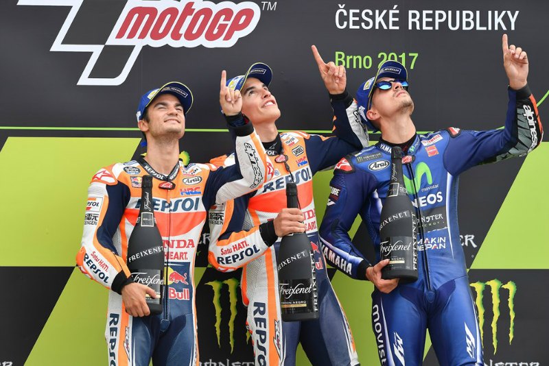 Fotos GP República Checa 2017 MotoGP: Márquez gana en la segunda vuelta