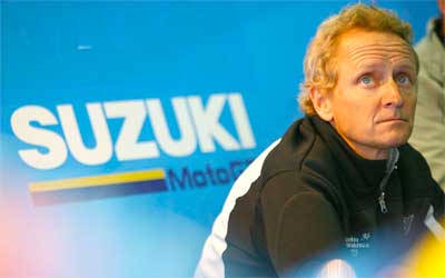 Kevin Schwantz prueba hoy la Suzuki MotoGP 2015 (image)