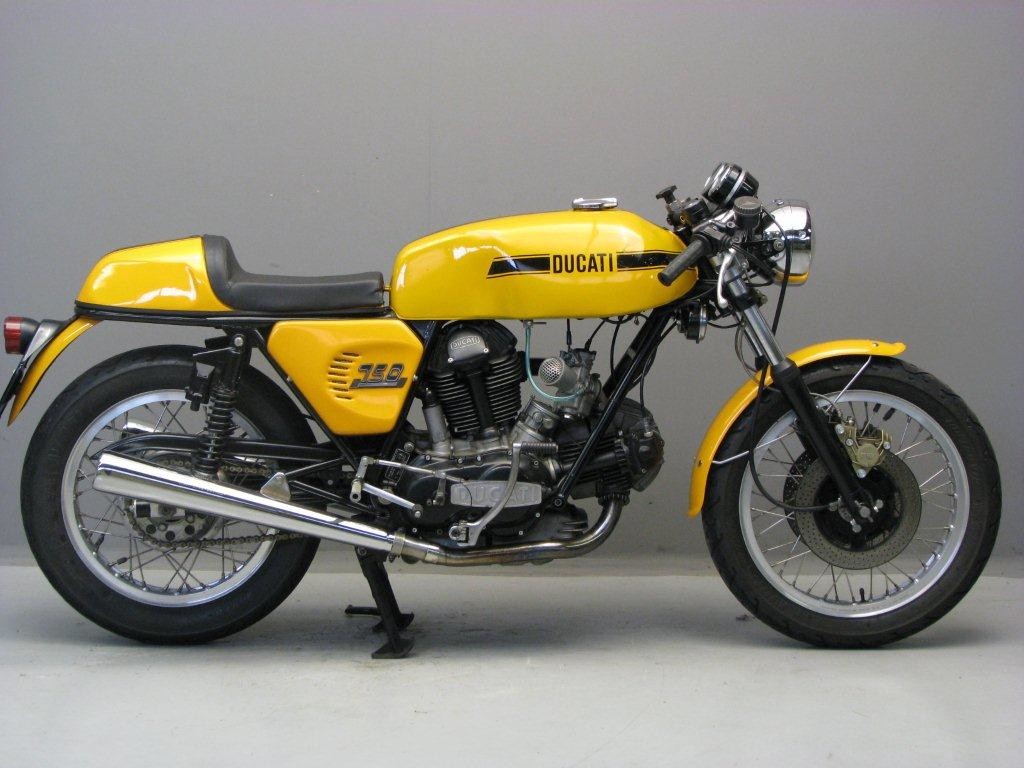 Fotos Motos clásicas: Ducati 750 Sport, la deportiva amarilla de la marca italiana
