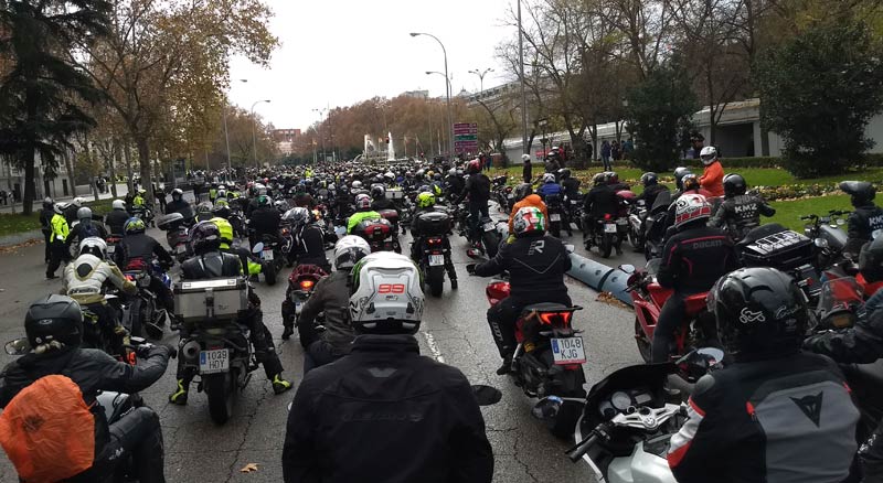 Éxito de la manifestación "Madrid en moto sí" (image)