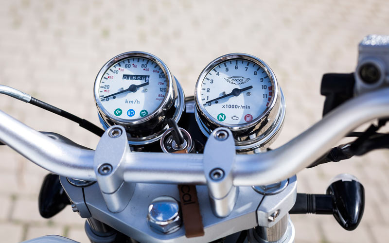 orcal sirio 125 prueba instrumentacion