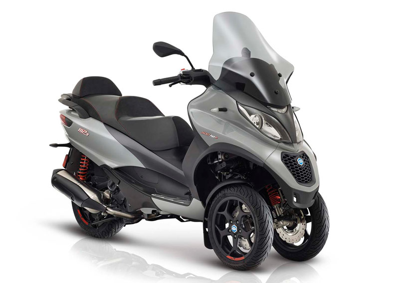 piaggio mp3 500 2018 sport perfil gris