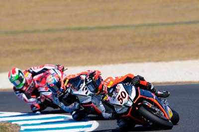 Fotos SBK 2014 Phillip Island: Victorias de Laverty y Guintoli