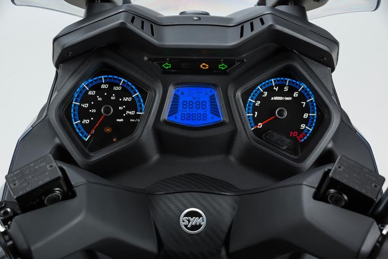 prueba sym joymax z 125 2021 instrumentacion