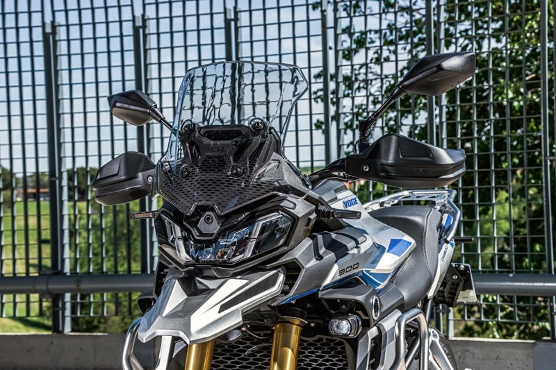 voge 900dsx prueba parabrisas