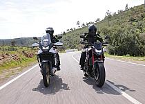 Prueba Honda CB750 Hornet y XL750 Transalp E-Clutch 2026