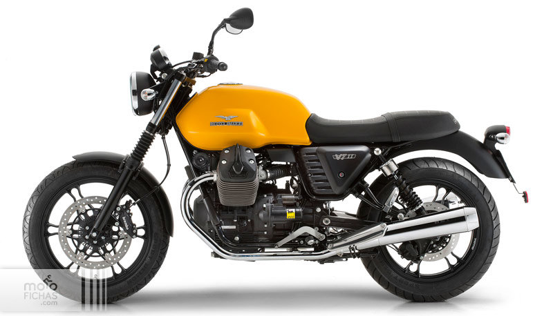 MotoGuzzi V7II Stone-2015-amarilla