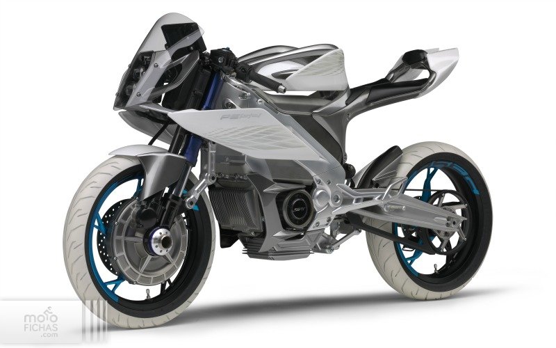 yamaha motor show 2015 tres ruedas pes2 electrica naked