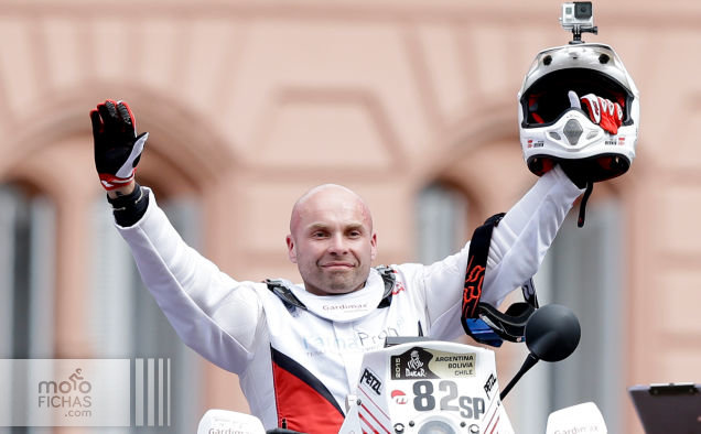 Fotos Dakar 2015: fallece el piloto de motos Michal Hernik