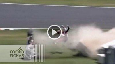 Feo accidente de Casey Stoner en Suzuka: "Vi muy de cerca las protecciones" (vídeo) (image)
