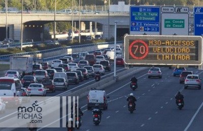 Fotos Las motos excluidas de las restricciones a la circulación en Madrid