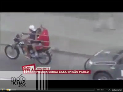 Espectacular persecución policial en Brasil (vídeo) (image)