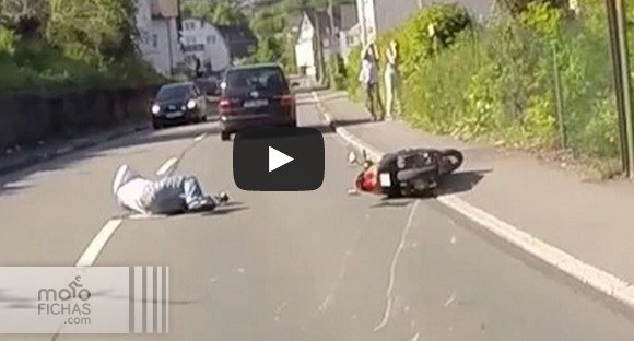 Atropella a un motorista y se da a la fuga (vídeo) (image)
