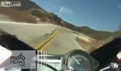 Fotos Menuda librada en plena curva (vídeo)