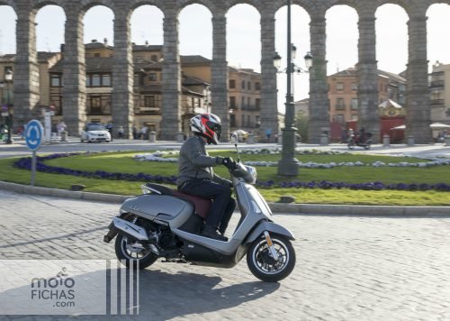 prueba kymco like.125 2018 segovia ficha